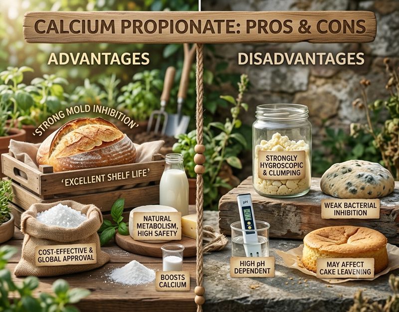 Advantages and Disadvantages of Calcium Propionate Zalety i wady propionianu wapnia