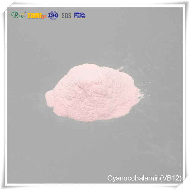 Zapasy Polifar 1% czystość cyjanokobalaminowa witamina B12 proszkowa CAS nr 68-19-9 