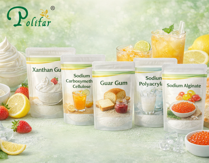 Jakie są rodzaje zagęszczaczy dodatków do żywności?