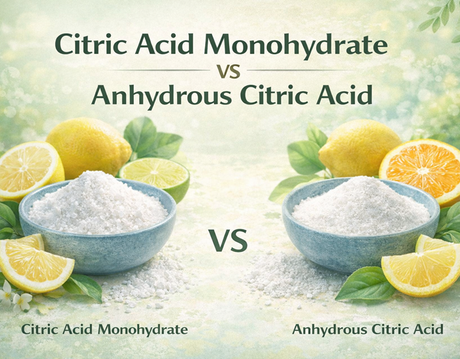 Citric acid monohydrate VS Anhydrous citric acid.png